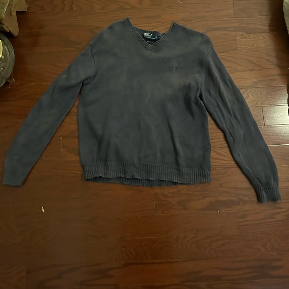 Ralph Lauren Polo charcoal Grey Pullover Sweater Size M - Picture 1 of 3